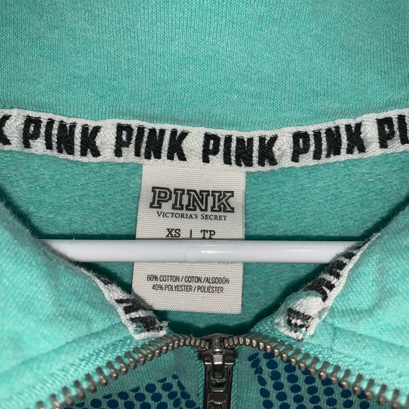 PINK 1/4 zip - Picture 2 of 2